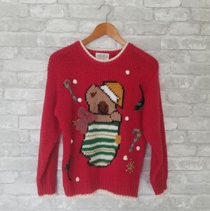 HEIDI Knitted By Hand Teddy Bear Sweater